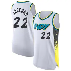 Isaiah Jackson Indiana Pacers Men's Authentic 2024/25 City Edition Jersey - White