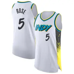 Jalen Rose Indiana Pacers Men's Authentic 2024/25 City Edition Jersey - White
