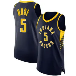 Jalen Rose Indiana Pacers Youth Authentic Jersey - Icon Edition - Navy