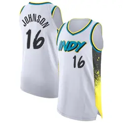 James Johnson Indiana Pacers Men's Authentic 2024/25 City Edition Jersey - White
