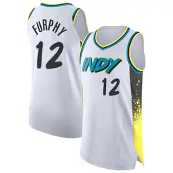 Johnny Furphy Indiana Pacers Men's Authentic 2024/25 City Edition Jersey - White