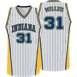 Reggie Miller Indiana Pacers Men's Authentic Throwback Jersey - White